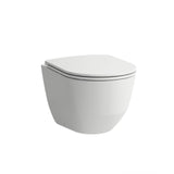 LAUFEN Tiefspül-WC wandhängend LAUFEN PRO 490x360 spülrandlos Ausführung kurz mit verdeckter Befestigung weiß