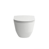 LAUFEN Tiefspül-WC wandhängend LAUFEN PRO 490x360 spülrandlos Ausführung kurz mit verdeckter Befestigung weiß
