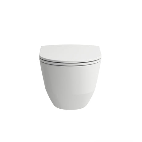 LAUFEN Tiefspül-WC wandhängend LAUFEN PRO 490x360 spülrandlos Ausführung kurz mit verdeckter Befestigung weiß