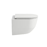 LAUFEN Tiefspül-WC wandhängend LAUFEN PRO 490x360 spülrandlos Ausführung kurz mit verdeckter Befestigung weiß