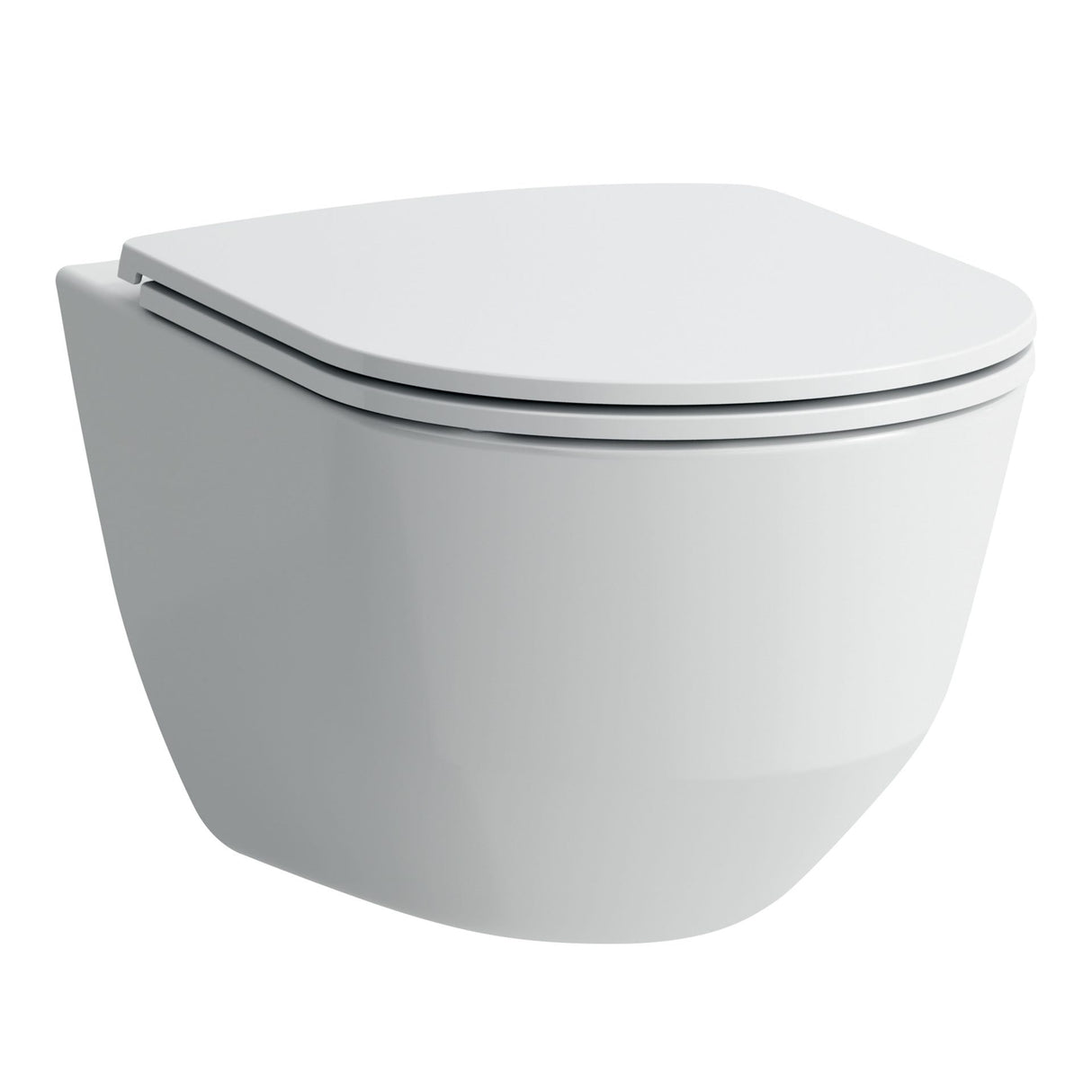 LAUFEN Tiefspül-WC wandhängend LAUFEN PRO 530x360 spülrandlos mit verdeckter Befestigung LCC weiß