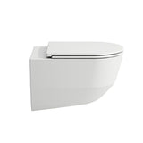 LAUFEN Tiefspül-WC wandhängend + Sitz LAUFEN PRO Pack spülrandlos weiß