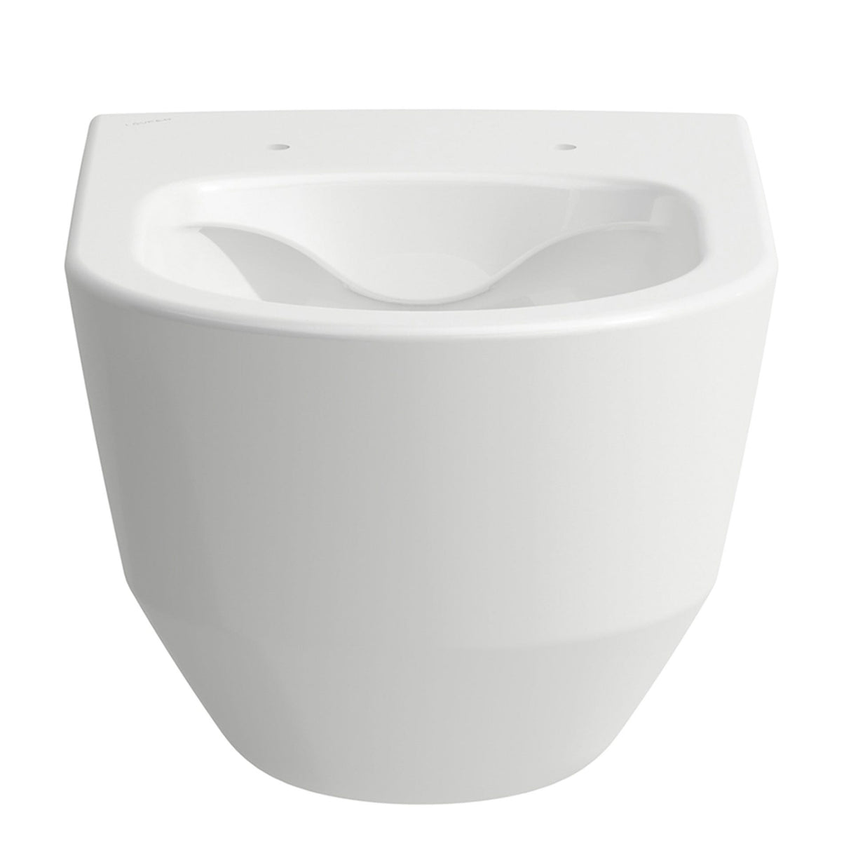 LAUFEN Tiefspül-WC wandhängend LAUFEN PRO 530x360 spülrandlos mit offener Befestigung (Nischen) weiß