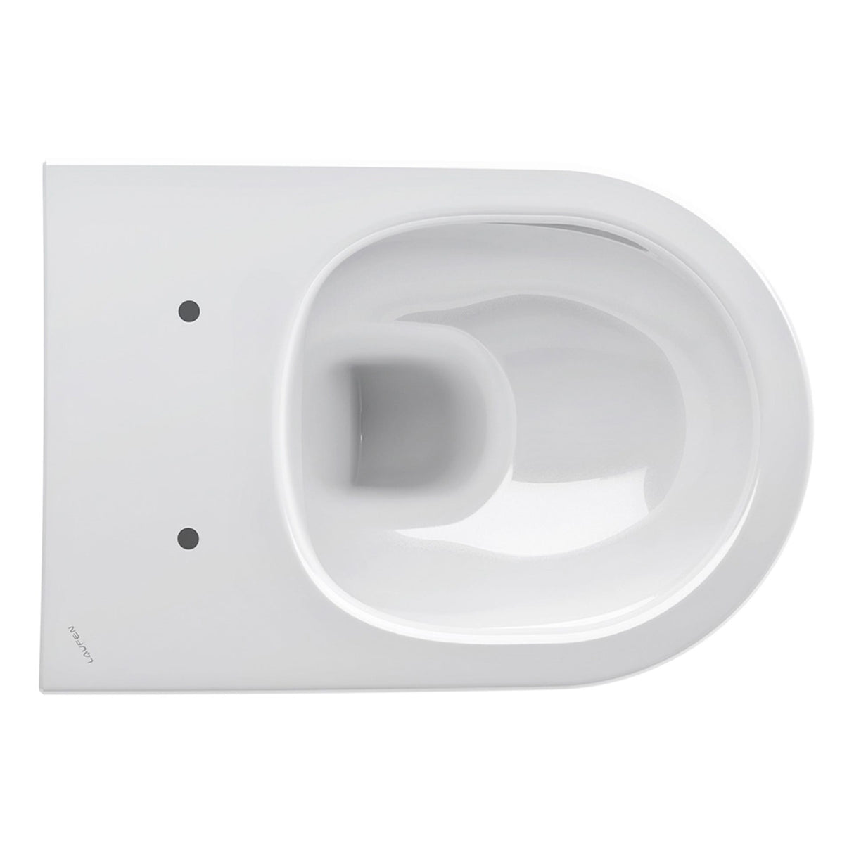 LAUFEN Tiefspül-WC wandhängend LAUFEN PRO 530x360 spülrandlos mit verdeckter Befestigung LCC weiß