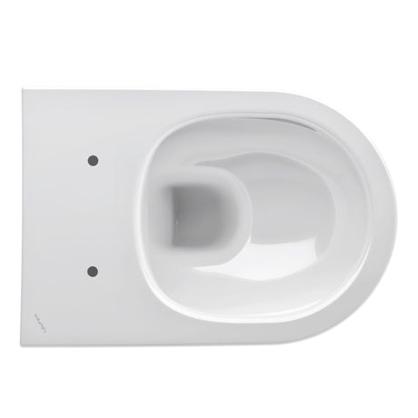 LAUFEN Tiefspül-WC wandhängend LAUFEN PRO 530x360 spülrandlos mit verdeckter Befestigung weiß