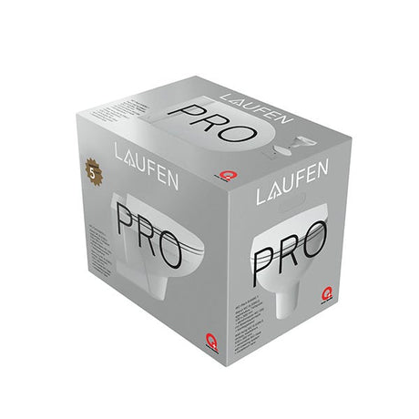 LAUFEN Tiefspül-WC wandhängend + Sitz LAUFEN PRO Pack spülrandlos weiß