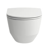 LAUFEN Tiefspül-WC wandhängend + Sitz LAUFEN PRO Pack spülrandlos weiß