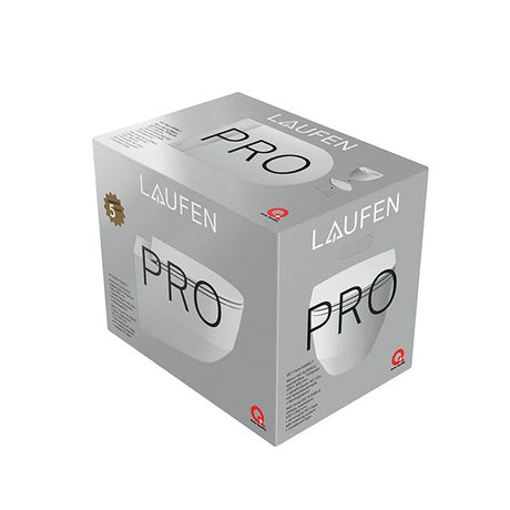 LAUFEN Tiefspül-WC wandhängend + Sitz LAUFEN PRO Pack spülrandlos weiß