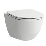 LAUFEN Tiefspül-WC wandhängend + Sitz LAUFEN PRO Pack spülrandlos weiß