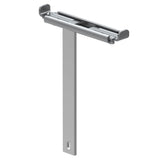 Fensterbankträger für Standfixstandrohre, höhen- und tiefenverstellbar, für WEMEFA Rohre 35 x 10 mm, verzinkt