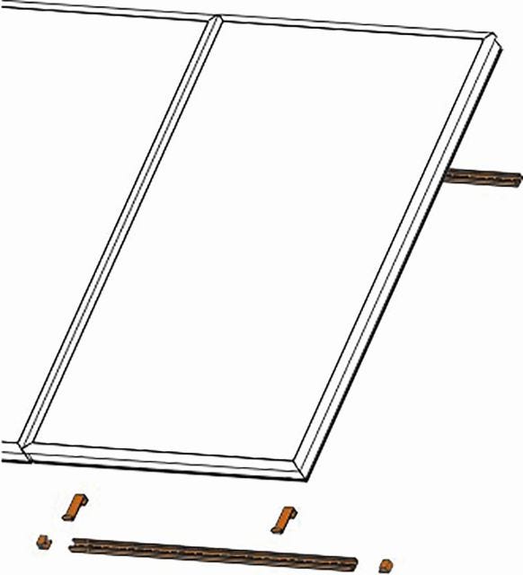 CitrinSolar Kollektormontageset Aufdach Erweiterung für CS 155 Aluminium sonstige Oberflächenschutz ohne Kabelkanal