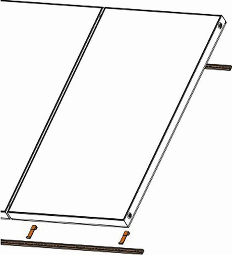 CitrinSolar Kollektormontageset Aufdach Erweiterung für CS 500 Aluminium sonstige Oberflächenschutz