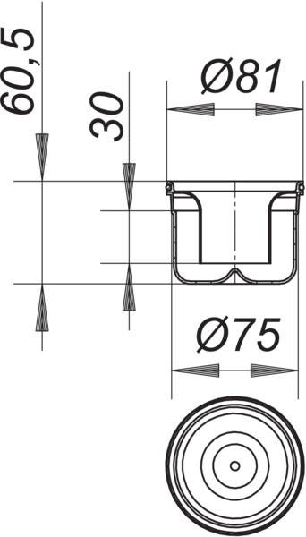 DALLMER Geruchverschlusseinsatz 42