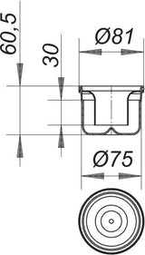DALLMER Geruchverschlusseinsatz 42