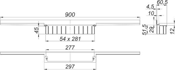 DALLMER Duschrinne CeraWall Individual