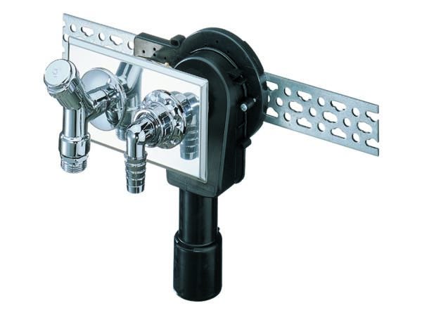 DALLMER Wandeinbau-Waschgeräte-Siphon 406, DN 40/DN 50
