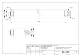 Anschlussschlauch wärmeisoliert IG 3/4" x IG 3/4" x 600 mm