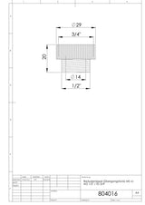 Reduziernippel (Übergangstück) MS vc AG 1/2" / IG 3/4"