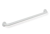 HEWI Haltegriff der Serie 801, Polyamid, weiß, mit Stahlkern, Wandbefestigung verdeckt, Durchmesser 33 mm