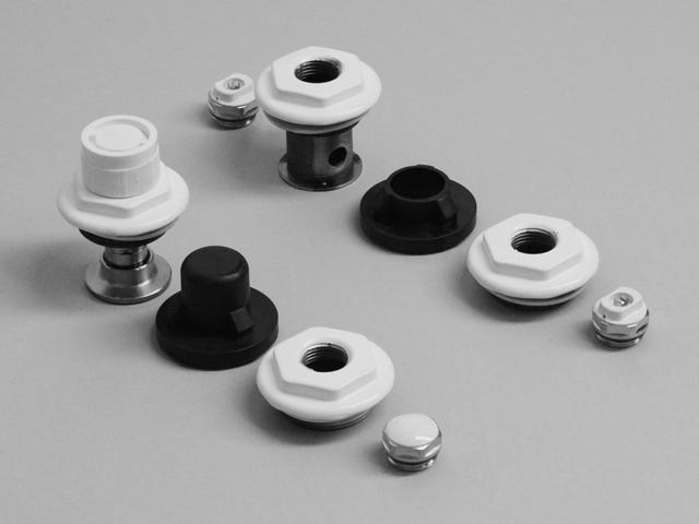 BEMM Vera-Ventilset, Weiß 9016, Anschluss M30 x 1,5, DN 32 (5/4)