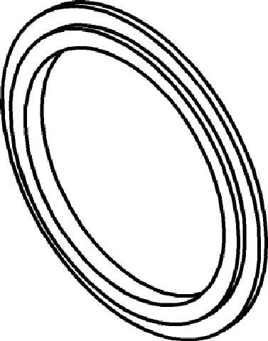 BEMM weiße Dichtung T-Form, aus Silicongummi 51x40,5x3 mm