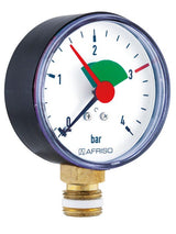 AFRISO Heizungsmanometer HZ 63 mit PTFE-Dichtring Kl.2,5