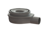 KESSEL Grundkörper Der Ultraflache 79, Länge 227 mm, Verriegelung, Rost Design, Sperrwasserhöhe 50 mm, Abdichtung Grundkörper durch