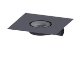 KESSEL Grundkörper Der Ultraflache 54, Verriegelung, Rost Design, Sperrwasserhöhe 22 mm, Abdichtung Grundkörper durch werksseitig angebrachte Dichtmanschette (WaD)