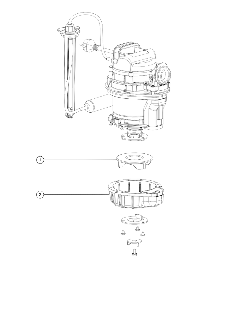 KESSEL-Austauschpumpe KTP/SPZ 1000 230 V