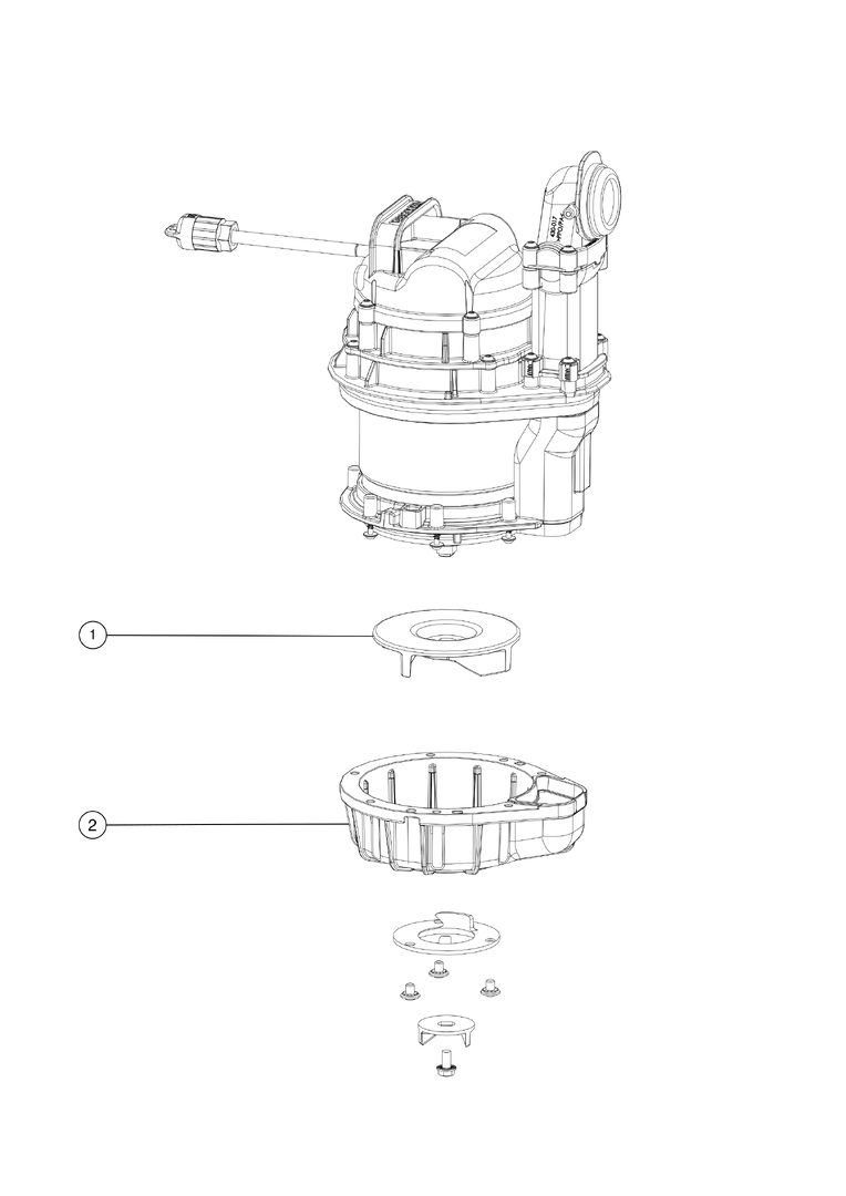 KESSEL-Austauschpumpe KTP/SPZ 1000 230 V