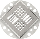 Poresta Rostrahmen quadr. 9mm inklusive Edelstahlrost