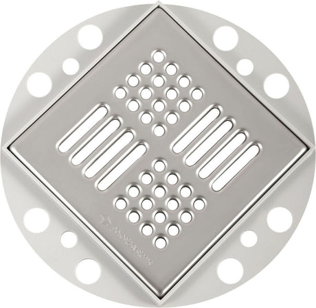 Poresta Rostrahmen quadr. 9mm inklusive Edelstahlrost