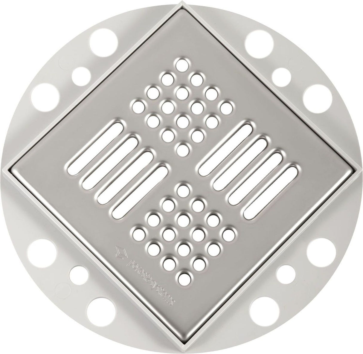 Poresta Rostrahmen quadr. 9mm inklusive Edelstahlrost