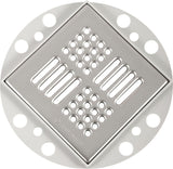 Poresta Rostrahmen quadr. 9mm inklusive Edelstahlrost