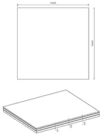 Poresta Duschsystem BF Unterbau 1500x1500x20/30/40 Set 7 o. Ablg.