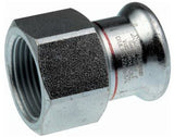 AIPS VSH XPress C-Stahl Übergangsmuffe mit leak-before-pressed-Funktion EPDM O-Ring