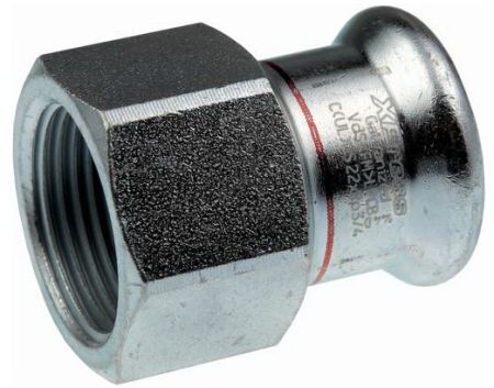 AIPS VSH XPress C-Stahl Übergangsmuffe mit leak-before-pressed-Funktion EPDM O-Ring