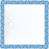 GE Setaplano Duschfläche 90 x 90 cm