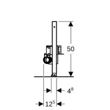GE Duofix Element für Dusche 50cm mit Wandablauf d50