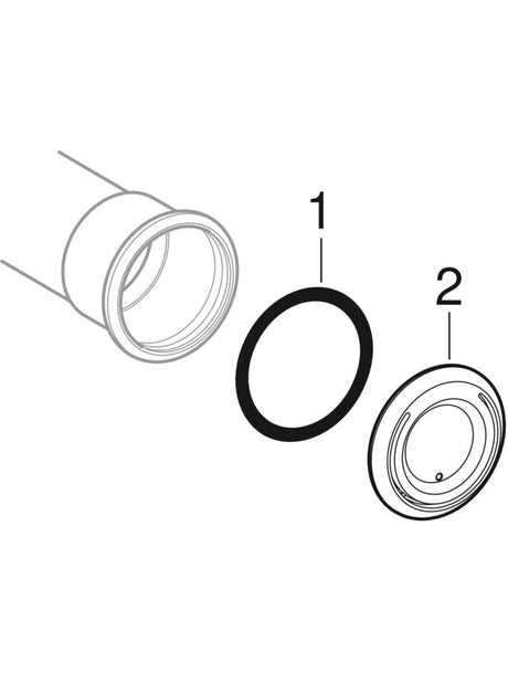 GE Mapress Edelstahl T-Stück egal (LABS-frei) d76,1-76,1-76,1