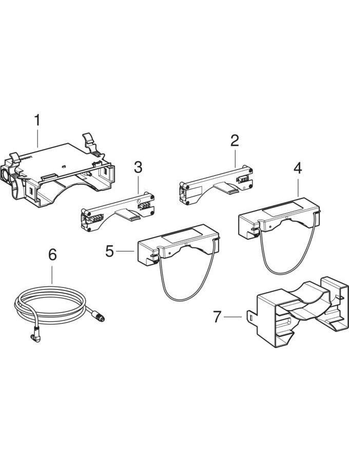 GE Duofix Element für WWC, 112 cm mit Sigma UP-SPK 12 cm, BF