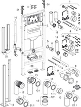 GE Duofix Element für WWC, 112 cm mit Sigma UP-SPK 12 cm, BF