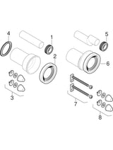 GE Duofix Element für WWC, 112 cm mit Sigma UP-SPK 12 cm, BF