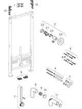 GE Duofix Element für Bidet 112 cm Universal