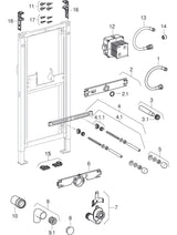 GE Duofix Element für Urinal 112-130 cm Universal für verdeckte Urinalsteuerung