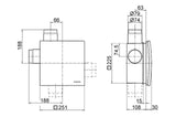 MC Ventilatoreinsatz ER 60 G 62 m3/h, mit Grundlastschaltung